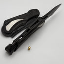 Poikilo Blade Carmen S2 Dark Stonewash w/ Titanium Handles & M390