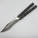 Poikilo Blade PM 1 V2 Hydra-Tanto Balisong w/ Titanium Handles & M390