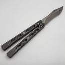Poikilo Blade PM 1 V2 Hydra-Tanto Balisong w/ Titanium Handles & M390