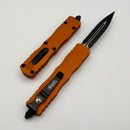 Microtech Dirac Orang Tangerine & D/E Fully Serrated 225-3OT