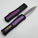 Marfione Custom Atreus w/ Mirror Polish D/E M390MK & Black Aluminum Handle w/ Carbon Fiber & Purple Haze Titanium Accents