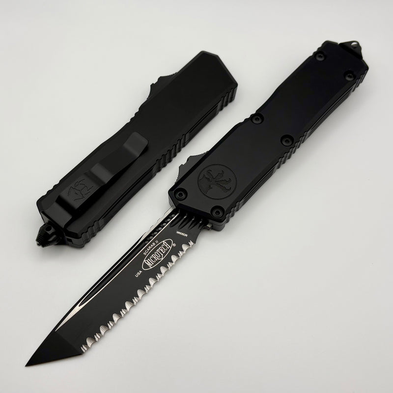 新品未使用 militical type3 black ブラック brunt Microtech Scarab 2 Gen 3 Executive Tactical w/ Black Handles & Full Se