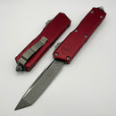 Microtech Scarab 2 Gen 3 Executive w/ Merlot Handle & T/E Apocalyptic M390MK 1177-10APMR