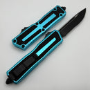 Microtech Scarab 2 Gen 3 Tactical S/E Partial Serrated w/ Turquoise Handle 1278-2TQ