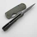 McNees Little Dixon w/ Green/Blue Frag Titanium Handles & 3.25" Stonewash MagnaCut