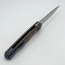 Holt Bladeworks Morpheus w/ Burnished Ripples Titanium Handles & M390 Near Mirror 1827
