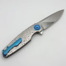 Holt Bladeworks Morpheus w/ Burnished Blizzard Titanium Handles & M390 Near Mirror 1814