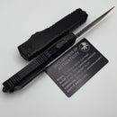 Microtech Marfione Select Ultratech ZBP S/E Baker Forge Clip Point w/ Hefted Black Handle & DLC Accents 1121-16MS1