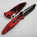 Microtech Socom Elite Tanto Edge Partial Serrated Manual Red Standard 161-2RD