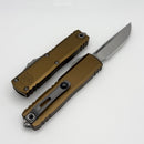 Microtech UTX-85 Gen IV w/ Tan Handle & Stonewash S/E M390MK 12314-10TA