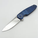 Holt Bladeworks Morpheus w/ Burnished Ripples Titanium Handles & M390 Stonewash 1826
