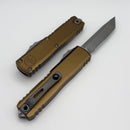 Microtech UTX-85 Gen IV w/ Tan Handle & Apocalyptic Part Serrated T/E M390MK 12334-11APTA