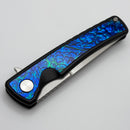 Mechforce Kilby Shard Black Titanium Integral Handle w/ Dichrolam Black Sea Inlays & Stonewash M390