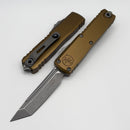 Microtech UTX-85 Gen IV w/ Tan Handle & Apocalyptic T/E M390MK 12334-10APTA