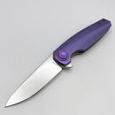 Holt Bladeworks Morpheus w/ Burnished Ridgeback Titanium Handles & M390 Near Mirror 1833