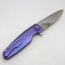 Holt Bladeworks Morpheus w/ Burnished Ridgeback Titanium Handles & M390 Near Mirror 1833