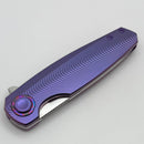 Holt Bladeworks Morpheus w/ Burnished Ridgeback Titanium Handles & M390 Near Mirror 1833