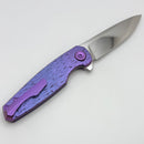 Holt Bladeworks Morpheus w/ Burnished Blizzard Titanium Handles & M390 Near Mirror 1819