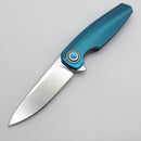 Holt Bladeworks Morpheus w/ Burnished Ridgeback Titanium Handles & M390 Near Mirror 1824