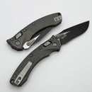Microtech Amphibian Mini RAM LOK Natural Clear Frag Aluminum & Black M390MK 137MRL-1FRNC
