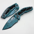 Heretic Knives Medusa Turquoise Cel Shade w/ Recurve MagnaCut H012-CS-TQ