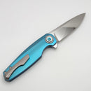 Holt Bladeworks Morpheus w/ Burnished Ridgeback Titanium Handles & M390 Near Mirror 1824