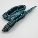 Heretic Knives Medusa Turquoise Cel Shade w/ Recurve MagnaCut H012-CS-TQ
