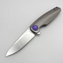 Holt Bladeworks Morpheus w/ Burnished Ridgeback Titanium Handles & M390 Near Mirror 1810