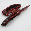 Heretic Knives Medusa Red Cel Shade w/ Recurve MagnaCut H012-CS-RD