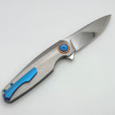 Holt Bladeworks Morpheus w/ Burnished Feather Titanium Handles & M390 Near Mirror 1809