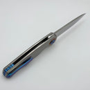 Holt Bladeworks Morpheus w/ Burnished Feather Titanium Handles & M390 Near Mirror 1809