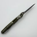 Microtech Socom Ram-Lok w/ OD Green Aluminum Frag Handles & T/E Black M390MK 161RL-1FROD