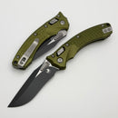 Microtech Amphibian Mini RAM LOK OD Green Frag Aluminum & Black M390MK 137MRL-1FROD