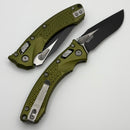 Microtech Amphibian Mini RAM LOK OD Green Frag Aluminum & Black M390MK 137MRL-1FROD