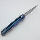 Holt Bladeworks Morpheus w/ Burnished Feather Titanium Handles & M390 Near Mirror 1815