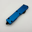 Microtech Scarab 2 Gen 3 Executive Tactical w/ Blue Handle & Full Serrated D/E-S Black M390MK 1181-3BL