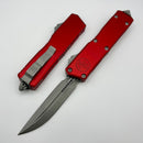 Microtech Scarab 2 Gen 3 Executive w/ Red Handle & D/E-S Apocalyptic M390MK 1181-10APRD