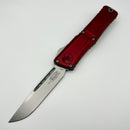 Microtech Knives Combat Troodon Gen III Stonewash Single Edge w/ Merlot Handle 1143-10MR