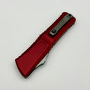 Microtech Knives Combat Troodon Gen III Stonewash Single Edge w/ Merlot Handle 1143-10MR