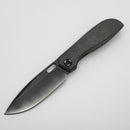 Poikilo Blade Gecko S2 Dark Stonewash Titanium Handles & Two Tone M398