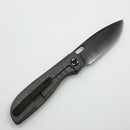 Poikilo Blade Gecko S2 Dark Stonewash Titanium Handles & Two Tone M398