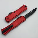 Microtech Knives Mini Hera Black S/E M390MK w/ Red Handle 1703M-1RD