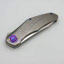 Holt Bladeworks Renegade w/ Titanium Hammered Burnished Handles & M390