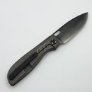 Poikilo Blade Gecko S2 Dark Stonewash Titanium Handles & Two Tone M398