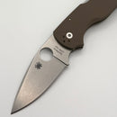 Spyderco Native 5 Brown G-10 Handles & CPM-15V Sprint Run C41GPBN15V5 (Consignment)