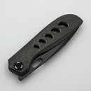 Poikilo Blade Gecko S2 Dark Stonewash Titanium Handles & Two Tone M398