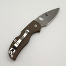 Spyderco Native 5 Brown G-10 Handles & CPM-15V Sprint Run C41GPBN15V5 (Consignment)