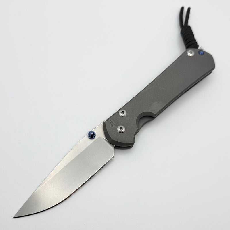 Chris Reeve Large Sebenza 31 Sandblasted Titanium Handles w/ MagnaCut