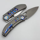 Yan Knives Chevron - Titanium Handles w/ ZircuTi Accents & MagnaCut