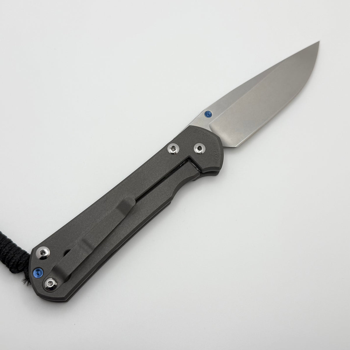 Chris Reeve Large Sebenza 31 Sandblasted Titanium Handles w/ MagnaCut